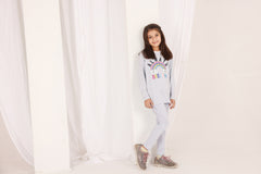 Girls Full Sleeve Stripes & Snipes Co-Ord Set