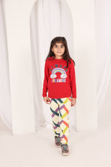 Girls Full Sleeve Bonanza Dreaming Co-Ord Set